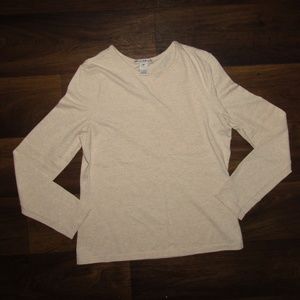 Telluride Clothing Company Cream long Sleeve Top M